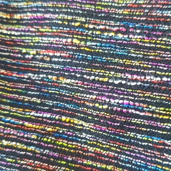 Loft Multi-Color Striped Textured Skirt - Picture 5 of 5